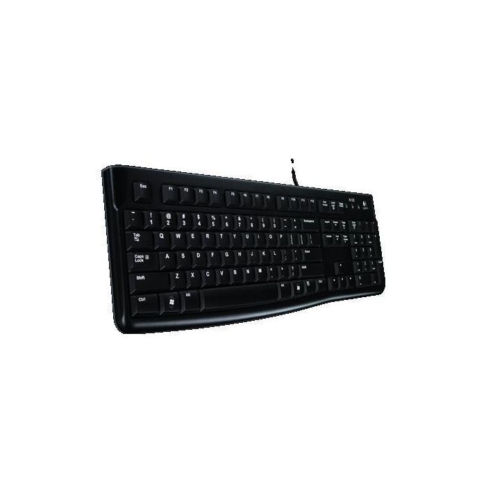 Logitech K120 Teclado USB con Cable, Diseño Duradero para Uso Escolar/Oficina, Teclas Resistentes a Limpieza y Desinfección, Caracteres Claros Logitech K120 Teclado USB con Cable, Diseño Duradero para Uso Escolar/Oficina, Teclas Resistentes a Limpieza y Desinfección, Caracteres Claros