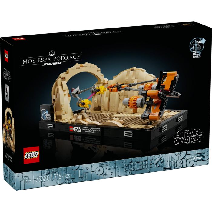 LEGO 75380 Star Wars Mos Espa Podracer Race Diorama Nave Espacial 9