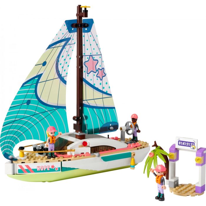 LEGO Friends 41716 Stephanie's Sea Adventure Barco de juguete con minimuñecas 1