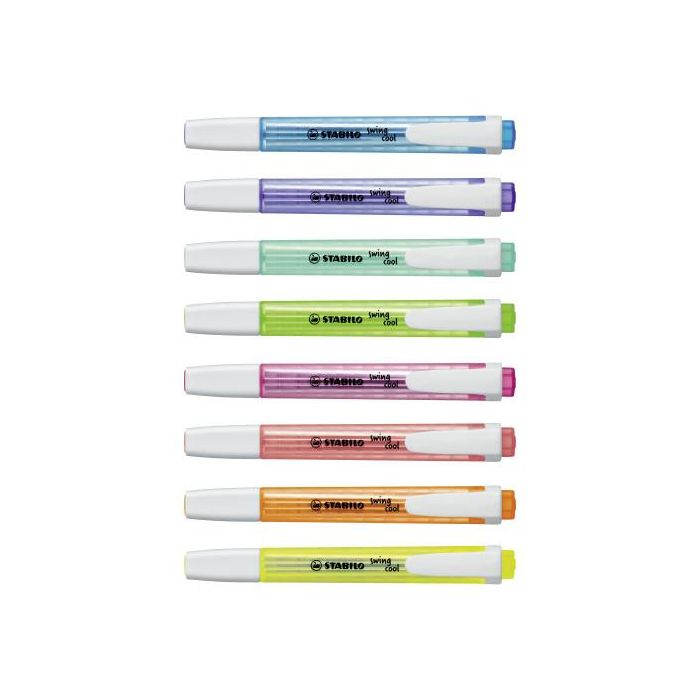 Stabilo Rotulador Fluorescente Swing Cool Estuche 8 Unidades Colores Surtidos 1