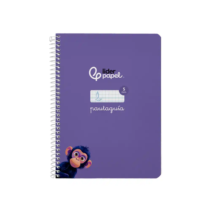Liderpapel Cuaderno Espiral A5 Pautaguía Tapa Dura 80 Hojas 90gr Cuadro Pautado 5mm Lila 1 Liderpapel Cuaderno Espiral A5 Pautaguía Tapa Dura 80 Hojas 90gr Cuadro Pautado 5mm Lila 1