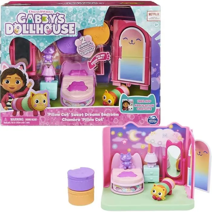 Spin Master Gabby and the Magic House - Playset Deluxe La Chambre de Polochat - 1 Figura + Accesorios SPI0778988374115 Spin Master Gabby and the Magic House - Playset Deluxe La Chambre de Polochat - 1 Figura + Accesorios SPI0778988374115