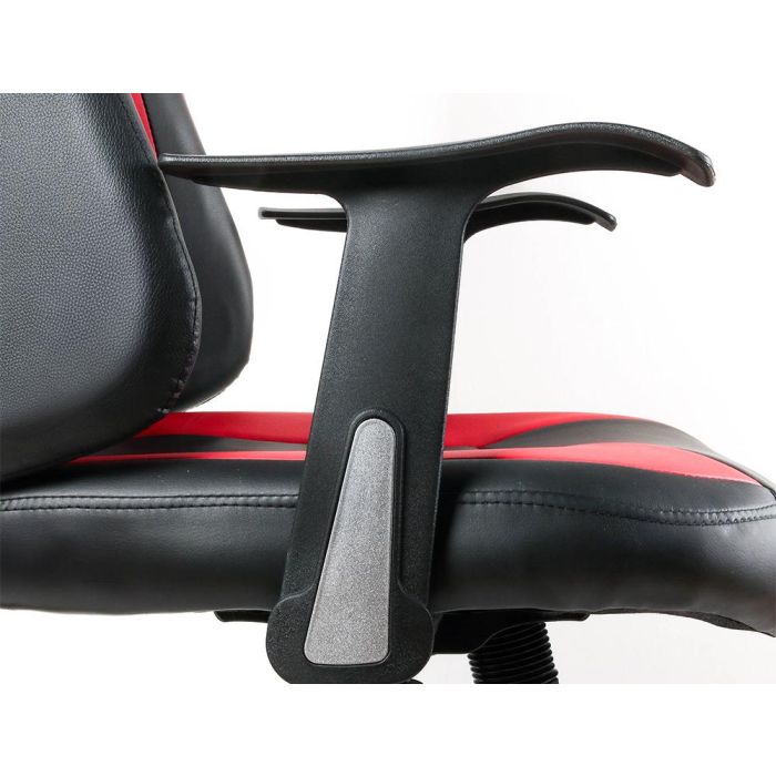 Silla Q-Connect Gaming Orvieto Simil Piel Base Metalica Alt Max 1200 Anc 650 Prof 650 mm Ruedas Premium Negro Rojo 8