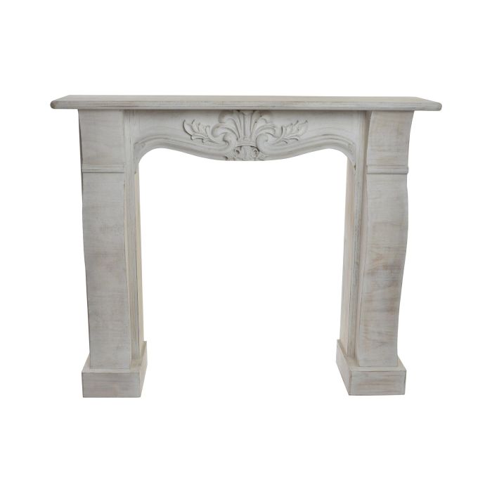 Frontal Chimenea Cottage DKD Home Decor Blanco 26.5 x 105 x 123 cm 3