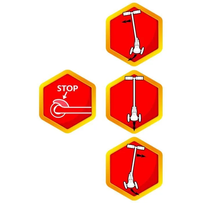 Paw Patrol Patinete infantil de 3 ruedas con dirección PA450045 2