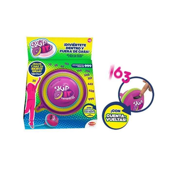 Bizak Juego Skip It Cuentavueltas: Registra hasta 1000 Saltos, Modelos Surtidos, Edad Recomendada 6+ años, Material Plástico Bizak Juego Skip It Cuentavueltas: Registra hasta 1000 Saltos, Modelos Surtidos, Edad Recomendada 6+ años, Material Plástico