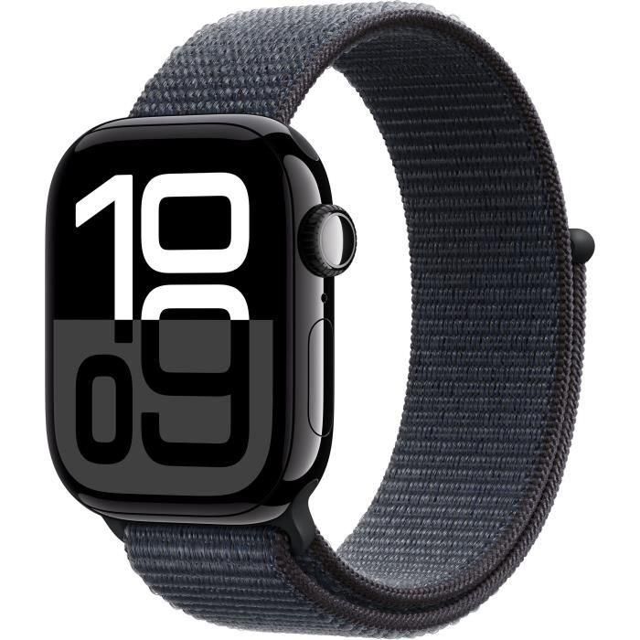 Apple Watch Series 10 GPS - 42 mm - Caja de aluminio en negro azabache - Correa deportiva Ink Apple Watch Series 10 GPS - 42 mm - Caja de aluminio en negro azabache - Correa deportiva Ink