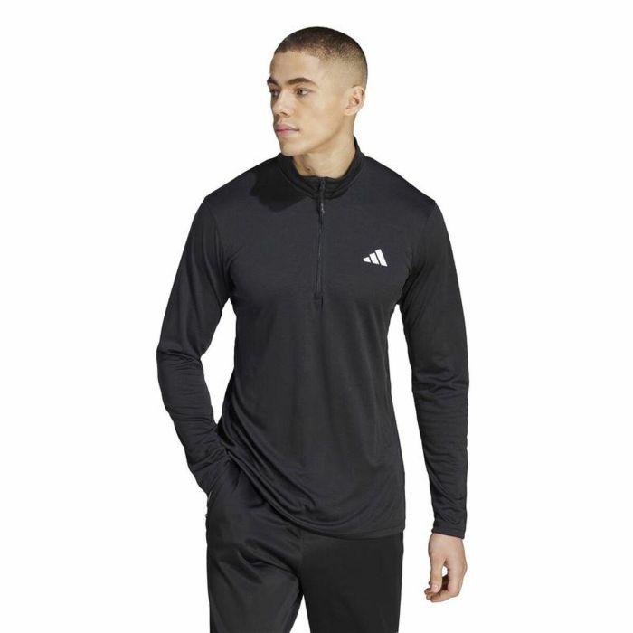 Sudadera de Entrenamiento para Adultos Adidas Tr-Es+ 1I4Zip Negro 5
