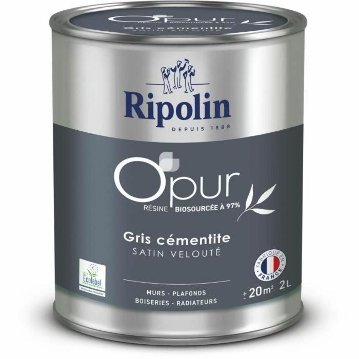 Pintura de Imprimación Ripolin 472185 Gris Satinado 2 L