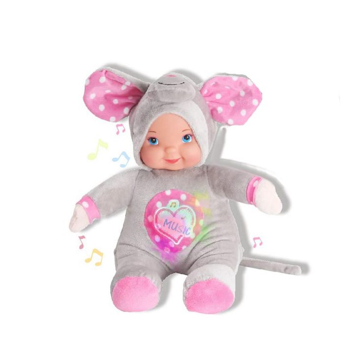 Muñeca musical elefante 35 cm