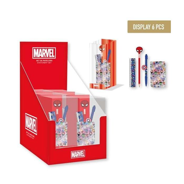 Set de papelería portalápices avengers talla única 1 Set de papelería portalápices avengers talla única 1