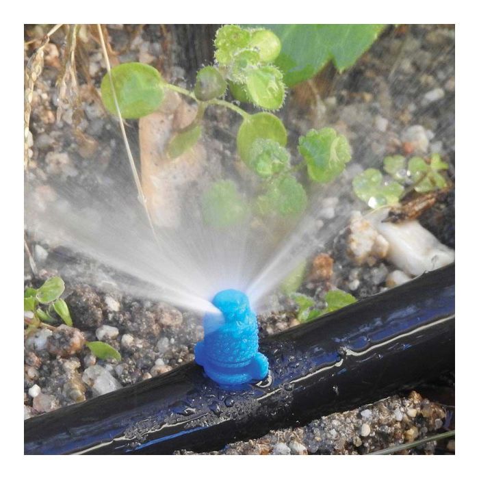 Blue Bird Maxi Jet Arco Riego 180°, 10 Uds, Microaspersión, 43 l/h, Polipropileno, Anti UV, Azul