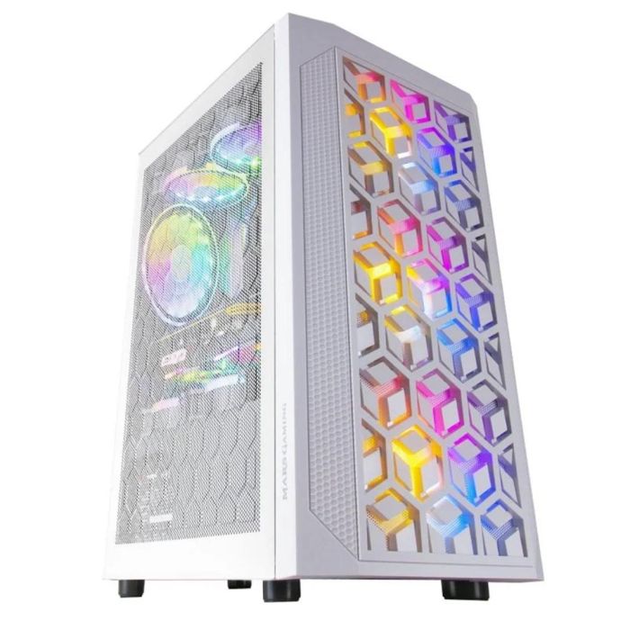 Mars Gaming MCMESHW Caja PC Micro-ATX Blanca – MESH 360º, 3 Ventiladores FRGB, Ultra-cooling, Mini-Torre 1 Mars Gaming MCMESHW Caja PC Micro-ATX Blanca – MESH 360º, 3 Ventiladores FRGB, Ultra-cooling, Mini-Torre 1