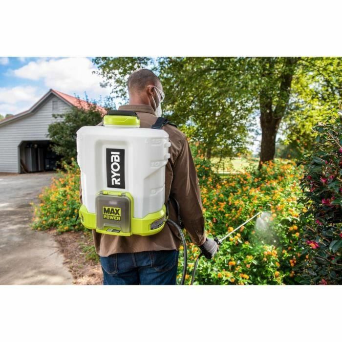 Ryobi RY36BPSA-0 Pulverizador de Mochila, 6,2 Bares, 1,2 L/min, 15 Litros 2