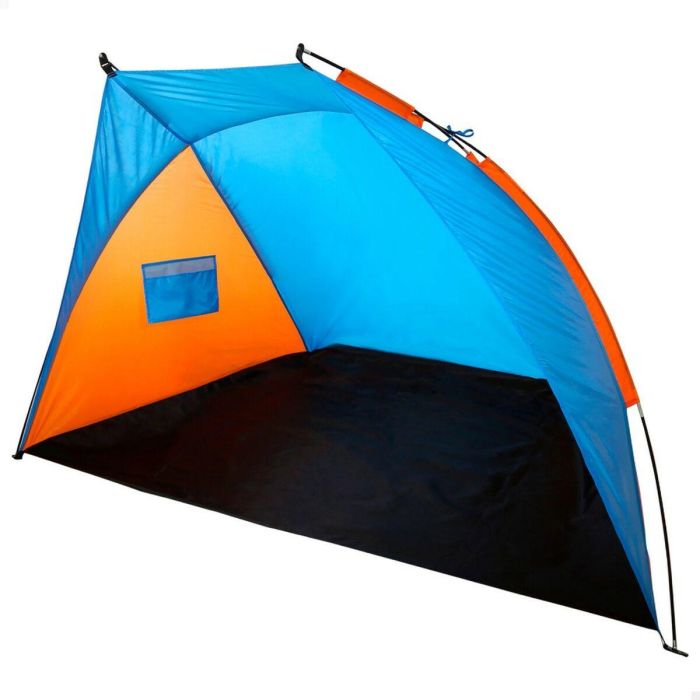 Paravientos Aktive 200 x 120 x 125 cm Azul Naranja (4 Unidades) 5 Paravientos Aktive 200 x 120 x 125 cm Azul Naranja (4 Unidades) 5