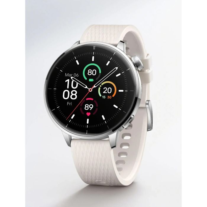 OnePlus Watch 3 43mm Plata con Pantalla AMOLED, GPS y Resistencia al Agua IP68 para Android 1