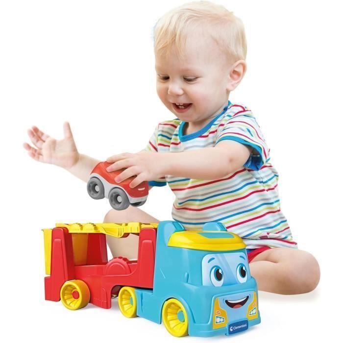 Juego Clementoni - El camión de los coches rodantes - Plástico reciclado - Coches incluidos - A partir de 18 meses - Fabricado en Italia 1 Juego Clementoni - El camión de los coches rodantes - Plástico reciclado - Coches incluidos - A partir de 18 meses - Fabricado en Italia 1