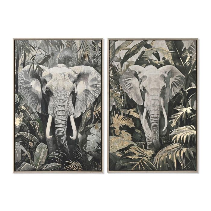 Cuadro Colonial DKD Home Decor Verde Gris 4.5 x 93 x 63 cm (2 Unidades) Cuadro Colonial DKD Home Decor Verde Gris 4.5 x 93 x 63 cm (2 Unidades)