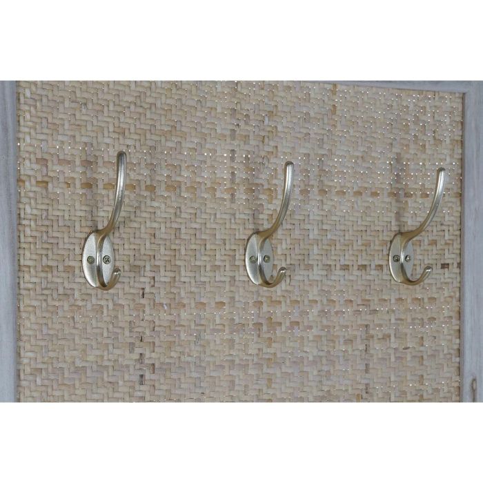 Perchero con espejo Home ESPRIT Natural Ratán Madera de Paulonia Espejo 92 x 40 x 181 cm 7 Perchero con espejo Home ESPRIT Natural Ratán Madera de Paulonia Espejo 92 x 40 x 181 cm 7