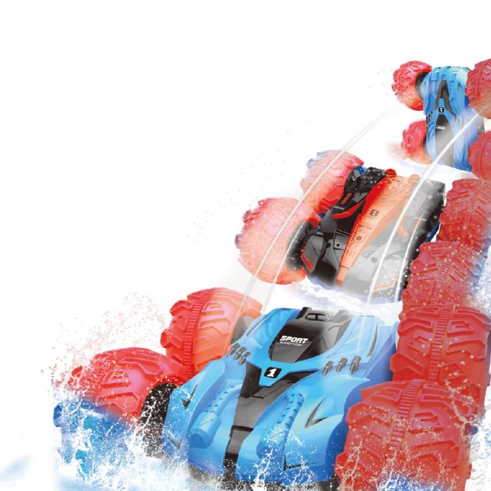 Tachan Coche Anfibio con Ruedas Hinchables XL para Tierra y Agua 1