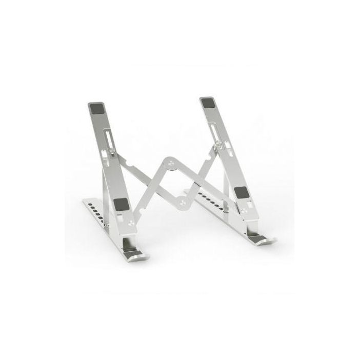 Aisens Soporte de Sobremesa Ajustable para Portátil y Tablet, Plata