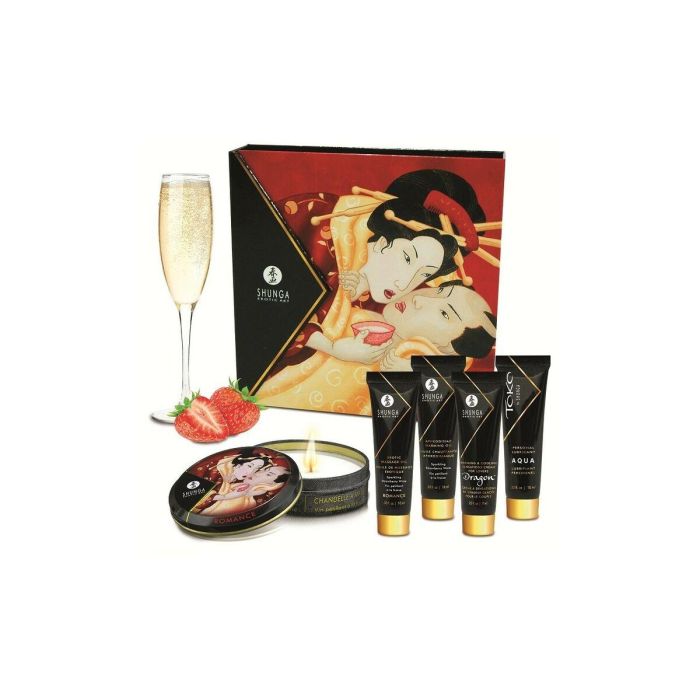 Kit Secretos de Una Geisha Aroma Vino Espumoso Shunga SH8208 0 Kit Secretos de Una Geisha Aroma Vino Espumoso Shunga SH8208 0