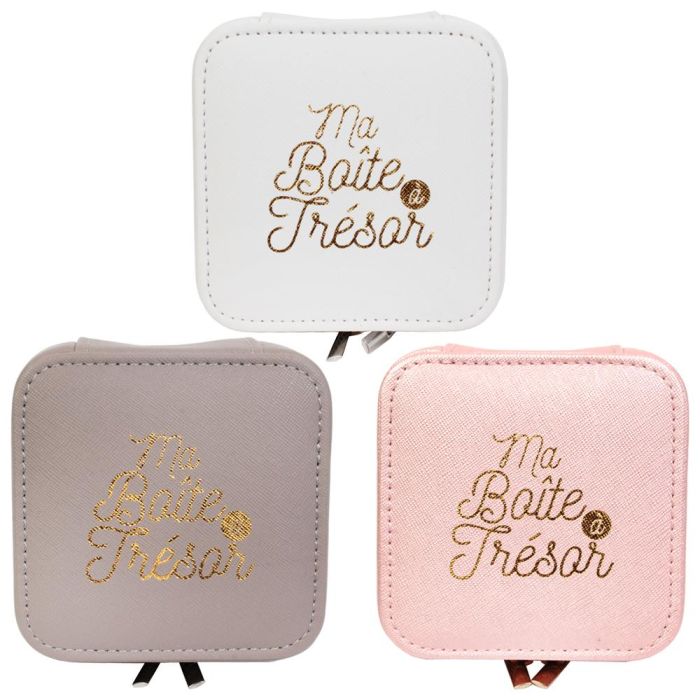 Home Deco Factory Joyero Viaje Colección Pour Elle Compartimentado Colores Surtidos 2 Home Deco Factory Joyero Viaje Colección Pour Elle Compartimentado Colores Surtidos 2