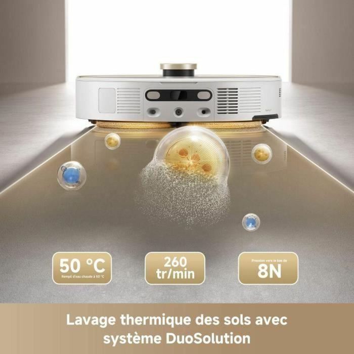 Robot aspirador ultracompleto MOVA V50 - Potencia de 24.000 Pa - Limpieza térmica de suelos con sistema DuoSolution 51 Robot aspirador ultracompleto MOVA V50 - Potencia de 24.000 Pa - Limpieza térmica de suelos con sistema DuoSolution 51