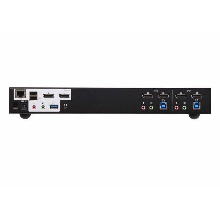 Aten CS1942DP Switch KVM 2 Puertos, 4K, USB 3.0, Doble DisplayPort, Dual Display, 3.5mm, RJ-45, HDCP, 335x156.6x44 mm