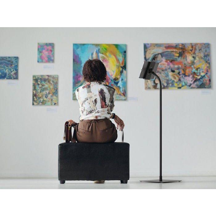 Durable Tought Floor Tablet Stand Black 9 Durable Tought Floor Tablet Stand Black 9