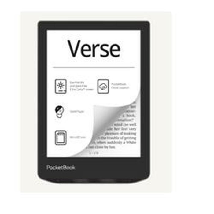 Pocketbook Verse - Libro Electrónico Ebook 6 Pulgadas, Pantalla Táctil E Ink Carta, SMARTlight, 8GB, Azul Brillante o Gris Niebla