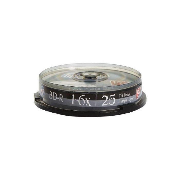 Blu-Ray HP BRE00071-3 BD-R 6X/ Tarrina-10uds 1 Blu-Ray HP BRE00071-3 BD-R 6X/ Tarrina-10uds 1