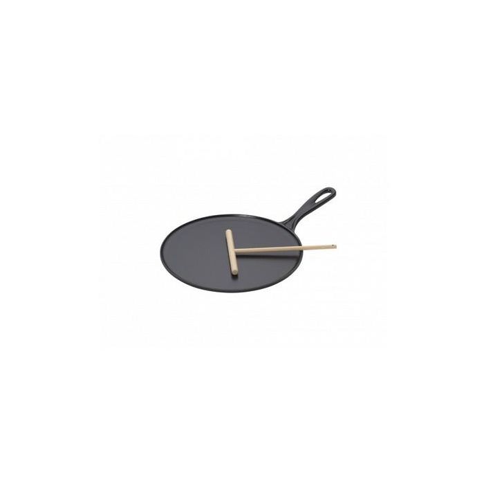 Le Creuset - Crepera de Hierro Fundido 27cm, Negro
