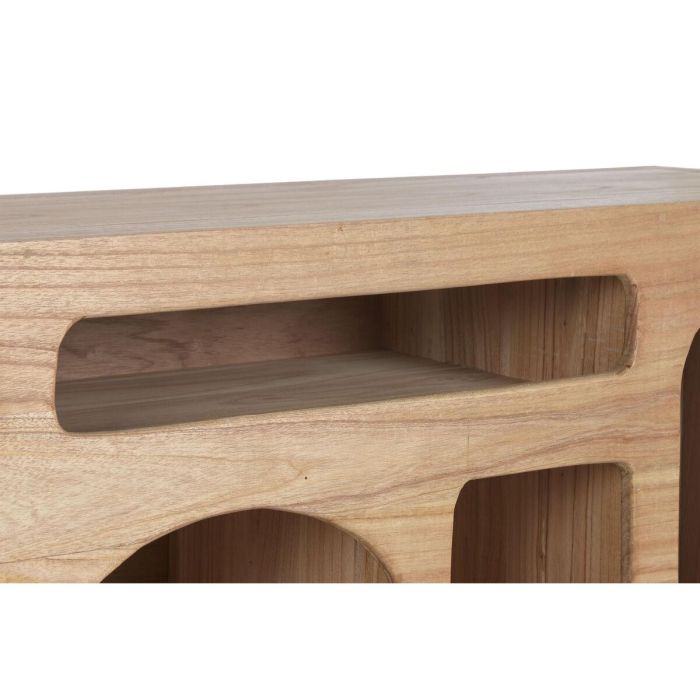 DKD Home Decor Mueble de Televisión Moderno Fabricado en Madera de Mindi con 160 cm de Ancho, 40 cm de Largo y 60 cm de Alto 5 DKD Home Decor Mueble de Televisión Moderno Fabricado en Madera de Mindi con 160 cm de Ancho, 40 cm de Largo y 60 cm de Alto 5