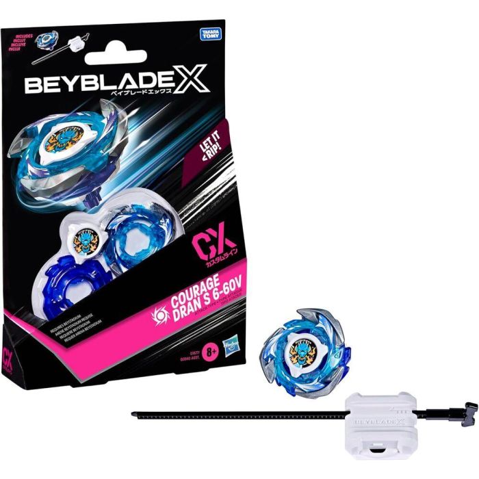 Juego Kit Inicial Courage Dran S 6-60V Beyblade X 2 Juego Kit Inicial Courage Dran S 6-60V Beyblade X 2