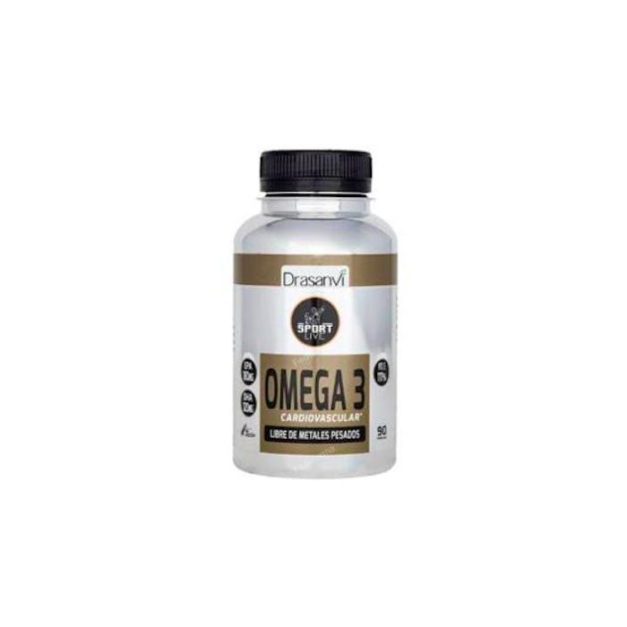 Drasanvi Sport Live Omega 3 1000 mg EPA 18% DHA 12% 90 perlas sin gluten para el corazón