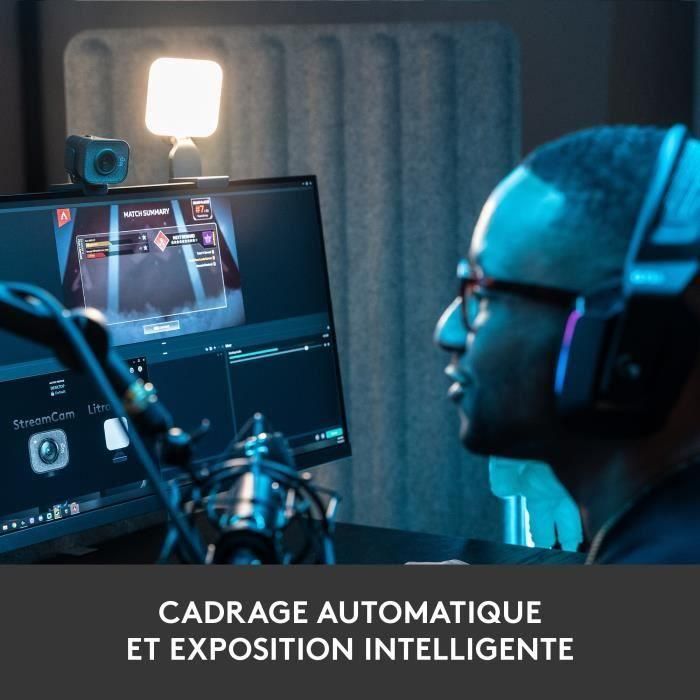 Logitech StreamCam Cámara de Streaming Full HD 1080p a 60 fps USB-C para Twitch, YouTube, Compatible con OBS, XSplit 2 Logitech StreamCam Cámara de Streaming Full HD 1080p a 60 fps USB-C para Twitch, YouTube, Compatible con OBS, XSplit 2