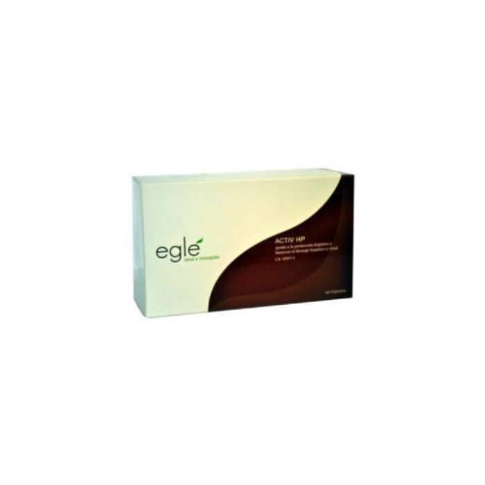 EGLE Activ Hp Cardo Mariano L-Cisteína L-Metionina 60 Cápsulas para Hígado, Desintoxicación y Piel