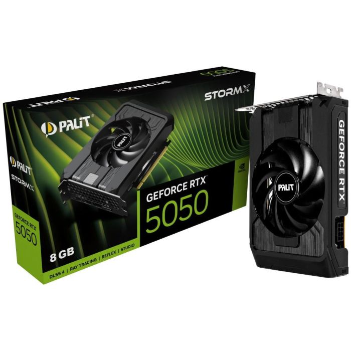 Palit RTX5050 StormX, Tarjeta Gráfica GeForce RTX 5050 8GB GDDR6 8 Palit RTX5050 StormX, Tarjeta Gráfica GeForce RTX 5050 8GB GDDR6 8