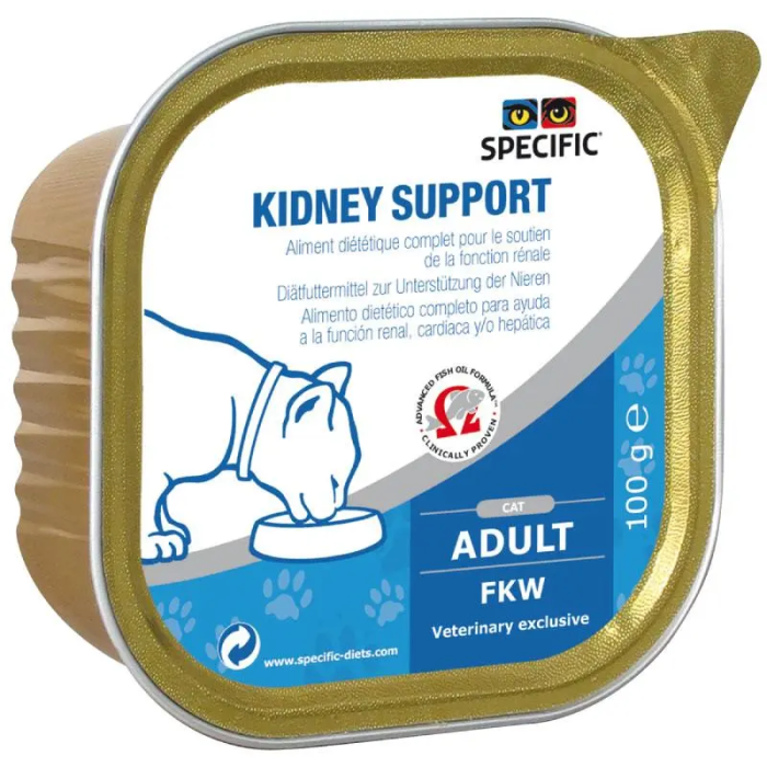 Dechra Fkw Kidney Support 7x100 gr Tarrina Specific