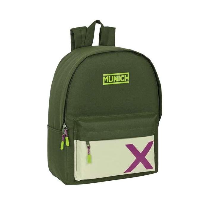 Mochila para Portátil Munich Bright Khaki Verde 31 x 40 x 16 cm Mochila para Portátil Munich Bright Khaki Verde 31 x 40 x 16 cm