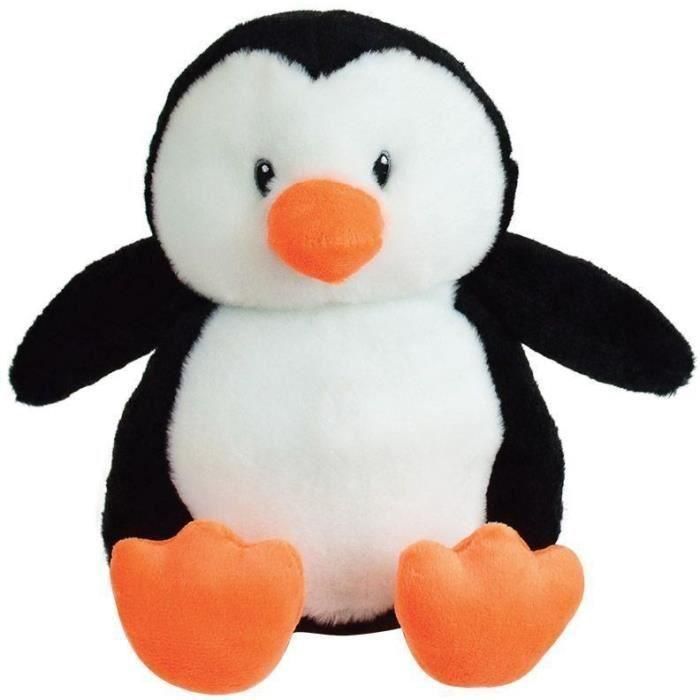 JEMINI Peluche botella de agua caliente Pingüino - Para calentar en el microondas microperlas de arcilla +/- 19 cm 1