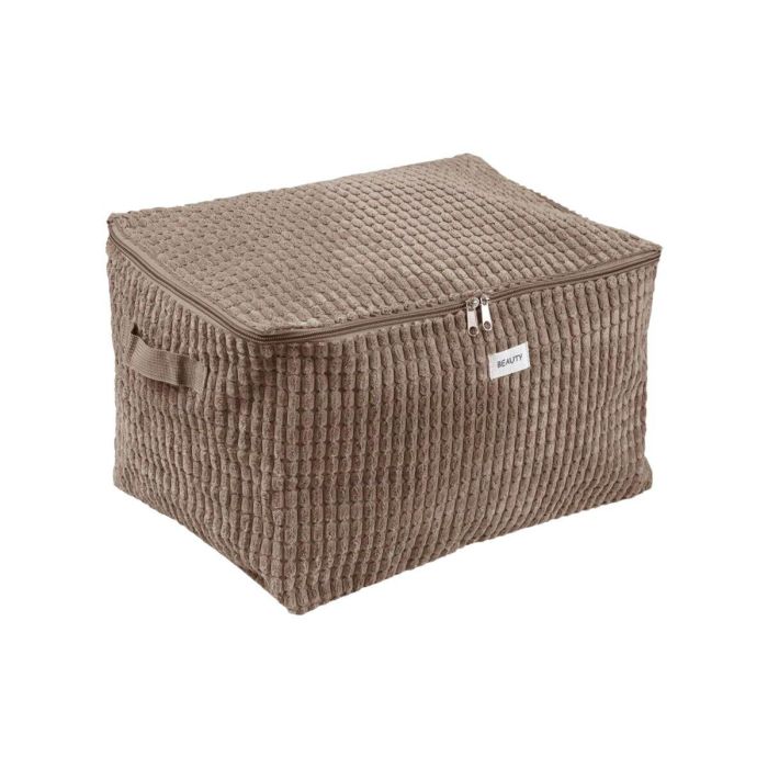 Versa Caja de Almacenamiento Corduroy Algodón Azul 38x26x26 cm - Organizador Plegable Mediano (2 Unidades) 2 Versa Caja de Almacenamiento Corduroy Algodón Azul 38x26x26 cm - Organizador Plegable Mediano (2 Unidades) 2