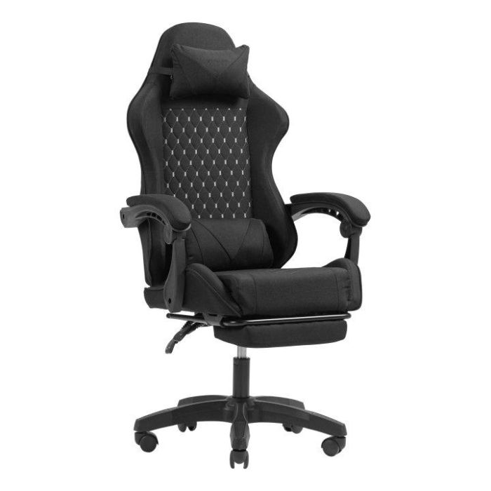 Mars Gaming Silla Gamer Ergonómica Reclinable MGCXFGRB con Reposapiés y Reposabrazos Ajustables, Negra