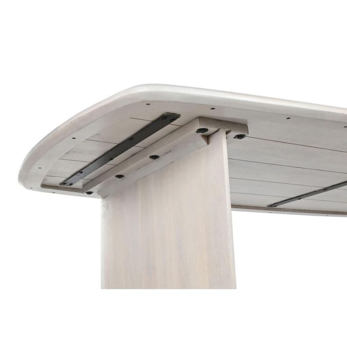 Mesa de Comedor Home ESPRIT Blanco Madera de mango 218 x 100 x 76 cm 3 Mesa de Comedor Home ESPRIT Blanco Madera de mango 218 x 100 x 76 cm 3