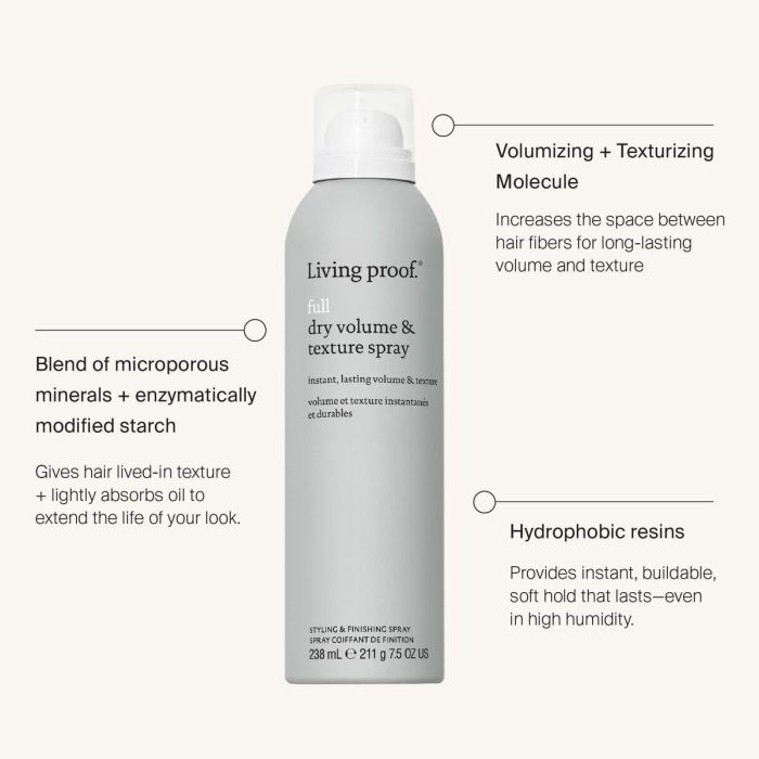 Spray para Dar Volumen Living Proof Full 238 ml Texturizador 1