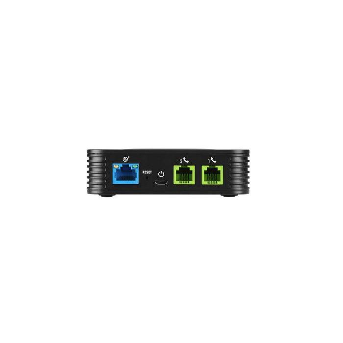 Grandstream HT802 Adaptador de Teléfono Analógico (ATA) VoIP 2 Puertos FXS, 2 SIP, TLS, SRTP, T.38 Fax para Hogar y Oficina 1 Grandstream HT802 Adaptador de Teléfono Analógico (ATA) VoIP 2 Puertos FXS, 2 SIP, TLS, SRTP, T.38 Fax para Hogar y Oficina 1