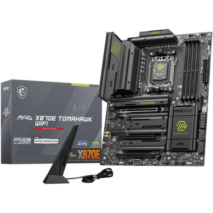 MSI 911-7E59-06S MAG X870E TOMAHAWK WiFi Placa Base AMD X870E Socket AM5 ATX DDR5 Wi-Fi 7 5 Gigabit Ethernet