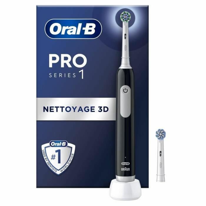 Oral-B PRO SERIES 1 NEGRO Cepillo Eléctrico Recargable con Tecnología 3D y Temporizador de 2 Minutos para Encías Sanas 7 Oral-B PRO SERIES 1 NEGRO Cepillo Eléctrico Recargable con Tecnología 3D y Temporizador de 2 Minutos para Encías Sanas 7