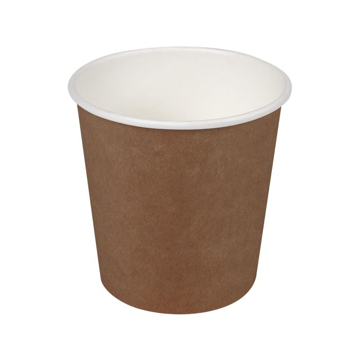 Set de 50 vasos de cartón marrón 80 cc Algon (36 Cajas) 1 Set de 50 vasos de cartón marrón 80 cc Algon (36 Cajas) 1